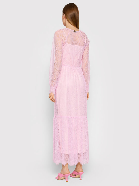 TWINSET TWINSET Večernja haljina 221TP2140 Ružičasta Straight Fit