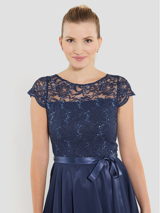 Swing Swing Koktel haljina 77760510 Tamnoplava Regular Fit