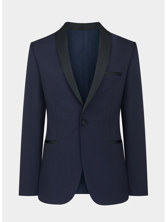 Pako Lorente Pako Lorente Marynarka P000B-3S-002 Granatowy Slim Fit