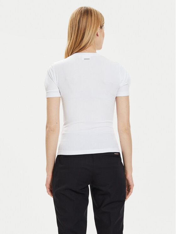 Calvin Klein Calvin Klein Marškinėliai K20K207322 Balta Slim Fit