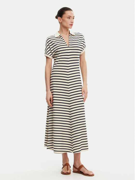 Tommy Hilfiger Každodenné šaty WW0WW44514 Béžová Regular Fit