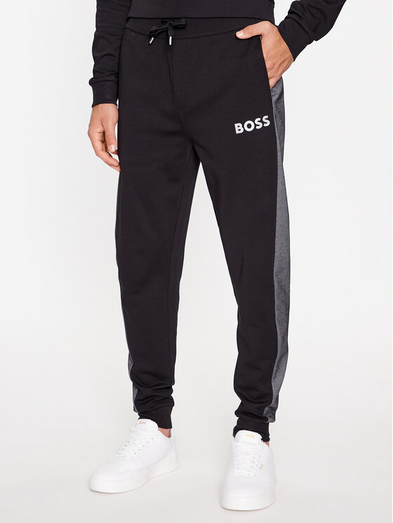 Boss Spodnie dresowe Tracksuit Pants 50503052 Czarny Regular Fit Modivo.pl