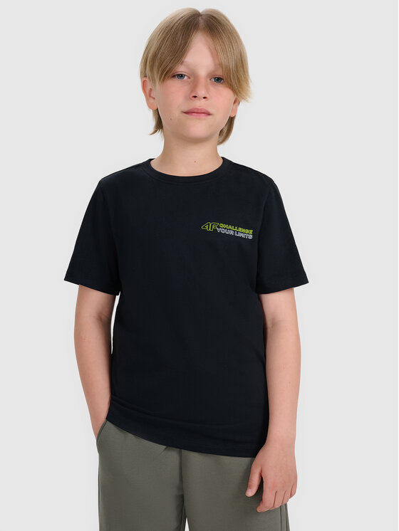 4F 4F T-Shirt URBAN COMMUTER Czarny Regular Fit