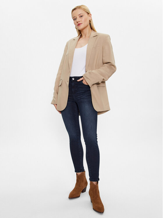 Fracomina Fracomina Jeans hlače FP23WV8000D40802 Mornarsko modra Slim Fit