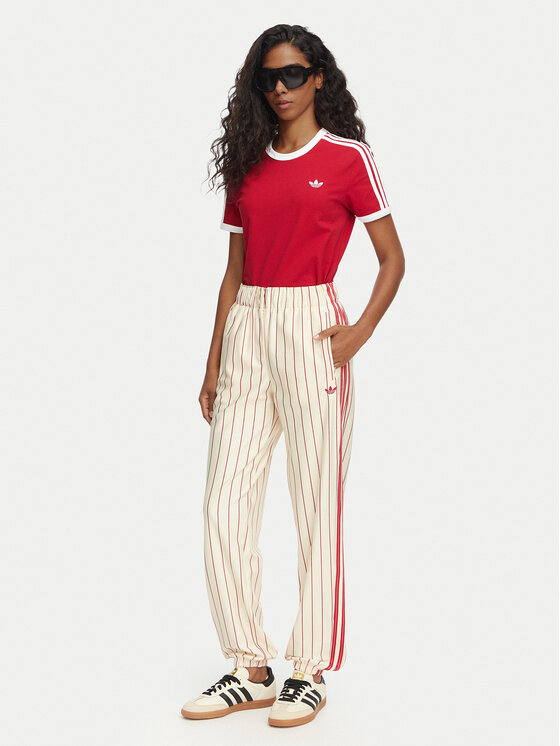 adidas adidas Футболка 3-Stripes Slim KS4779 Червоний Regular Fit