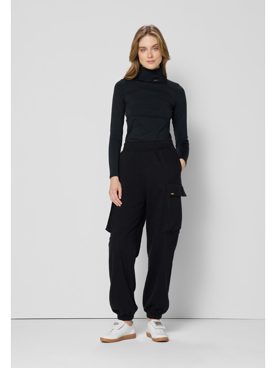 BIZUU BIZUU Spodnie damskie NIARI Czarny Standard Fit
