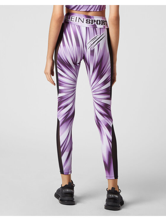 Plein Sport Plein Sport Legginsy 3627 Fioletowy Active Fit