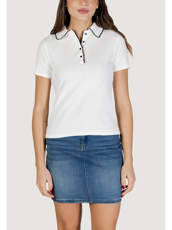 Morgan Morgan Polo 261-DLOLI Λευκό Slim Fit