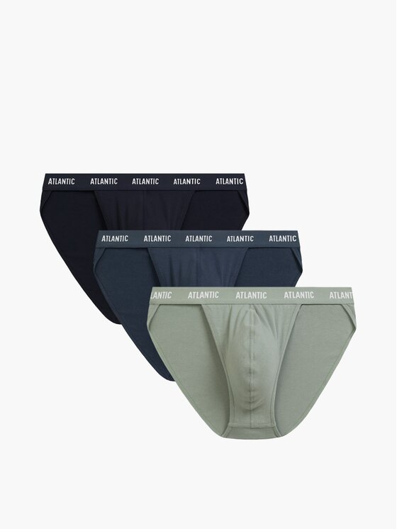 Atlantic Atlantic Slipy Tanga Granatowy