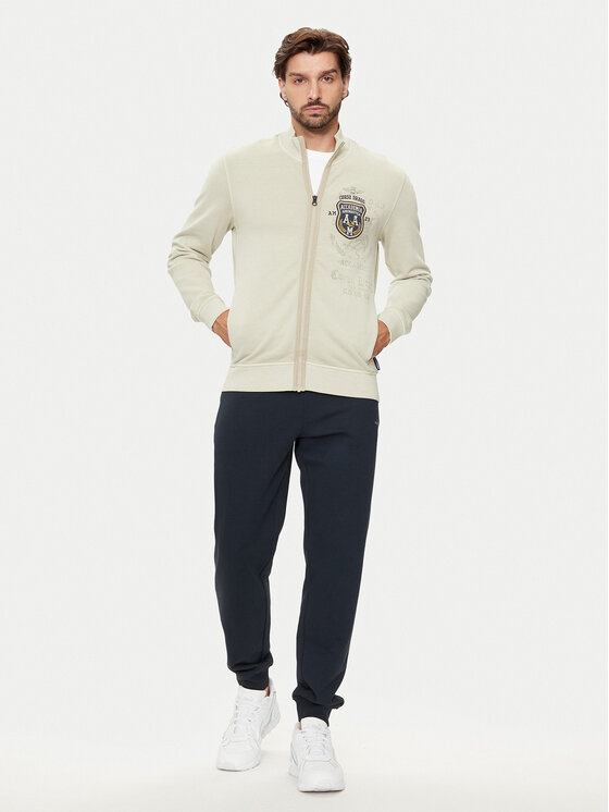 Aeronautica Militare Aeronautica Militare Majica dugih rukava 242FE1926F560 Bež Regular Fit
