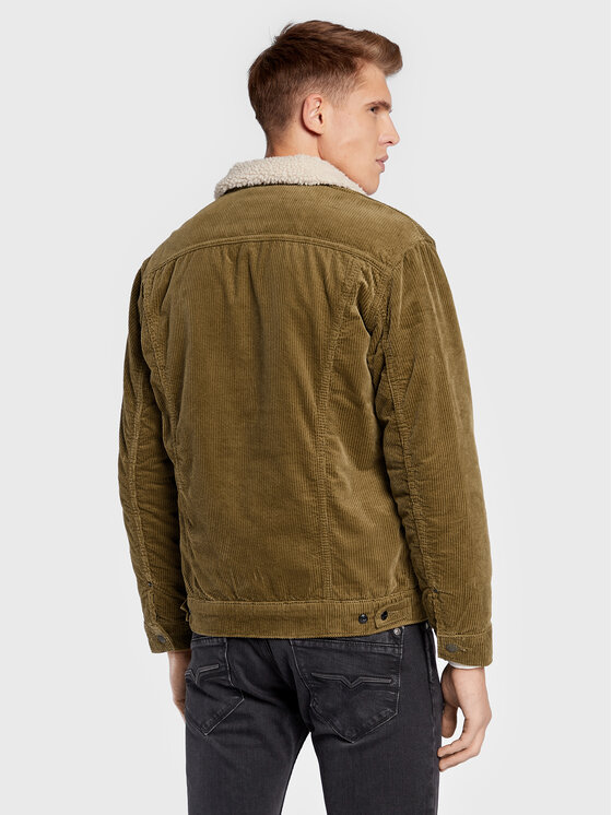 Lee Lee Kurtka przejściowa Sherpa L87AQEDH 112321555 Brązowy Regular Fit