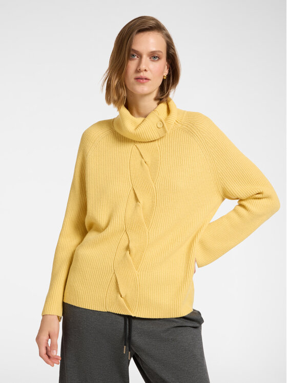 Elena Mirò Elena Mirò Cardigan M437Z000565N008 Giallo Boxy Fit