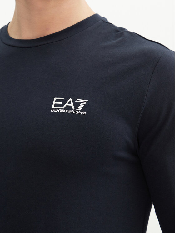 EA7 Emporio Armani EA7 Emporio Armani Majica dugih rukava 8NPT28 PJVQZ 1562 Tamnoplava Slim Fit