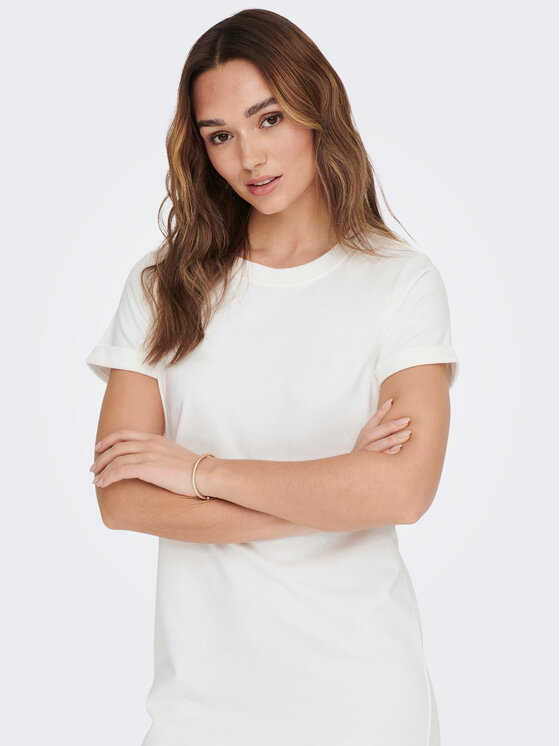 JDY JDY Vsakodnevna obleka Ivy 15174793 Bela Regular Fit