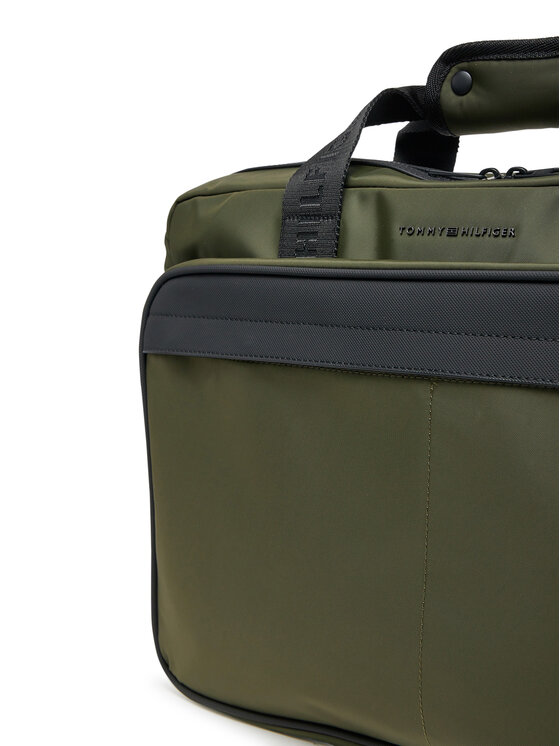 Tommy Hilfiger Tommy Hilfiger Torba za laptop Th Repreve Computer Bag AM0AM13186 Kaki