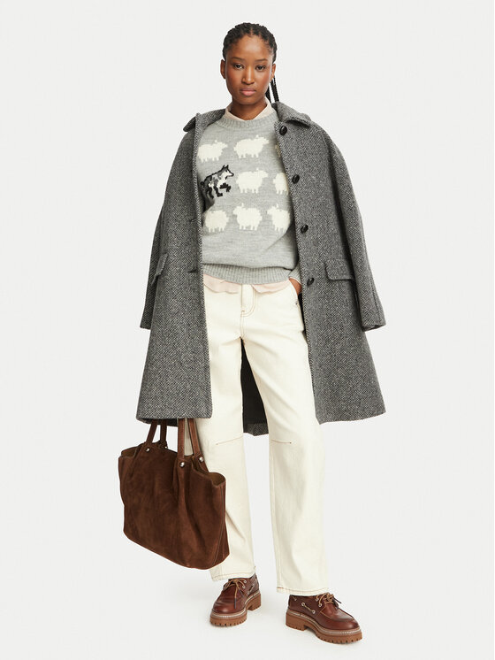 Weekend Max Mara Weekend Max Mara Džemper Nitra 2625366272 Siva Regular Fit