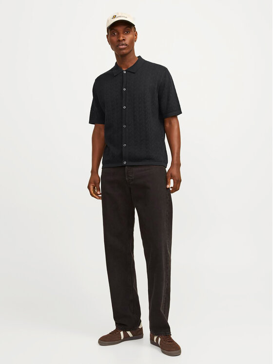 Jack&Jones Jack&Jones Πουκάμισο Jornoto 12255011 Μαύρο Regular Fit