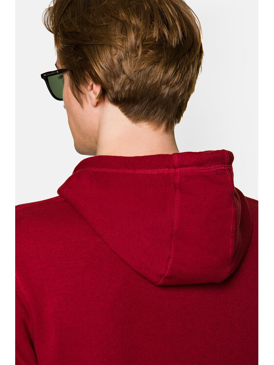 Lancerto Lancerto Bluza Skyler Bordowy Regular Fit