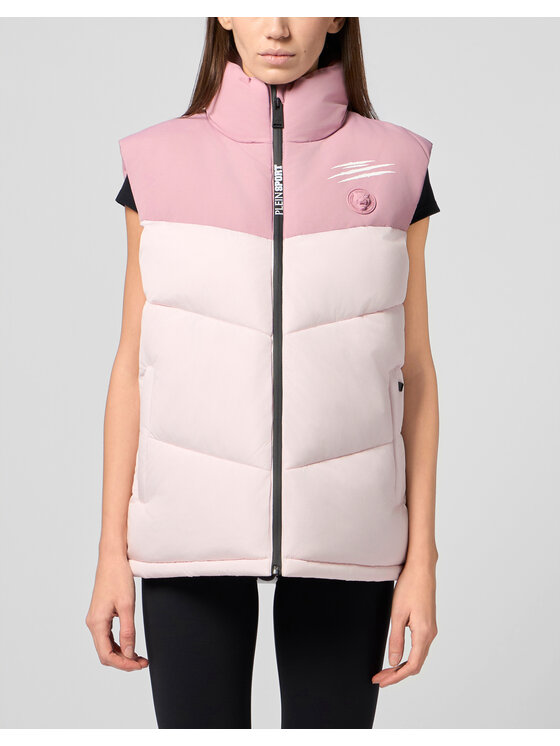 Plein Sport Plein Sport Bezrękawnik 23973 Różowy Regular Fit