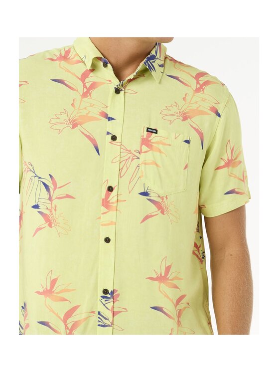 Rip Curl Rip Curl Koszula Fun Times S/S Shirt Żółty Standard Fit