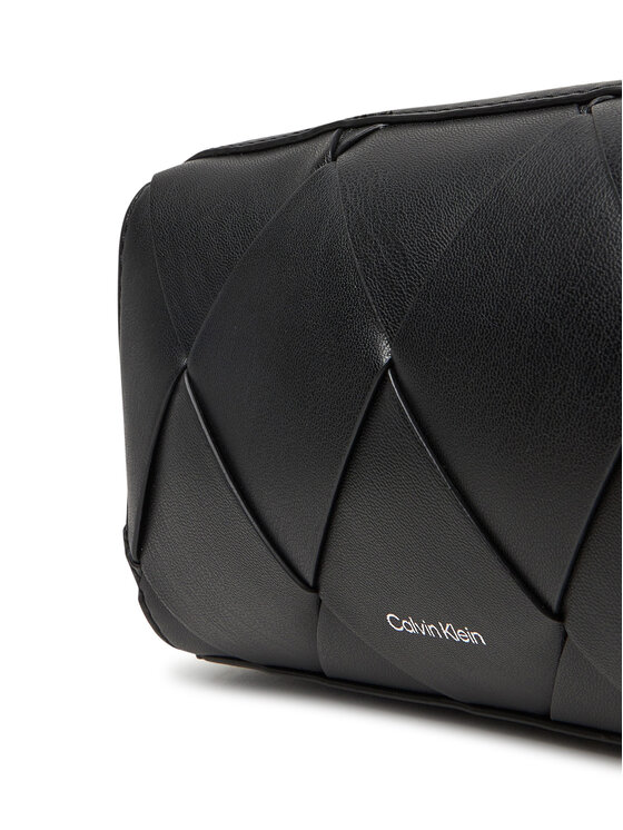 Calvin Klein Calvin Klein Дамска чанта Ck Woven Camera Bag K60K613002 Черен