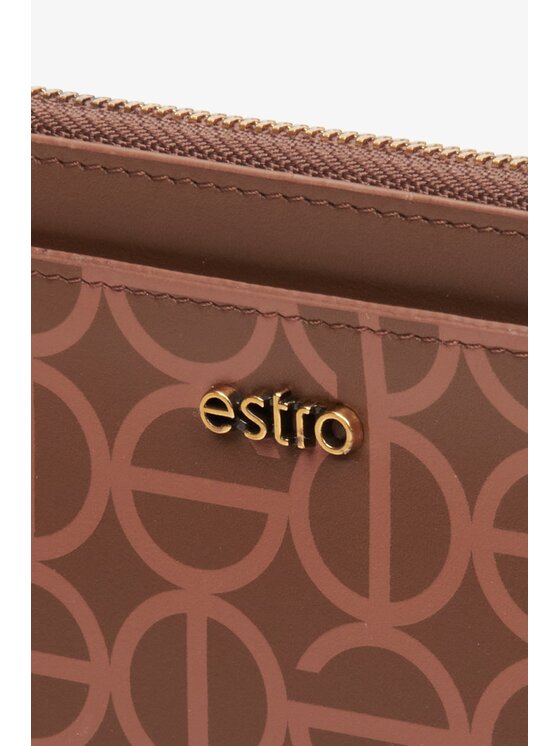 Estro Estro Velká dámská peněženka ER00113653 Hnědá