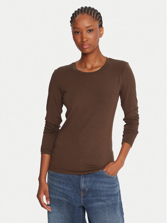 Weekend Max Mara Bluzka Multie 2525946012 Brązowy Slim Fit