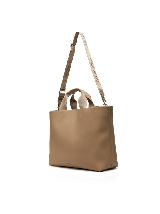 Calvin Klein Jeans Calvin Klein Jeans Ročna torba Ultralight Tote Pu LV04K3132G Bež