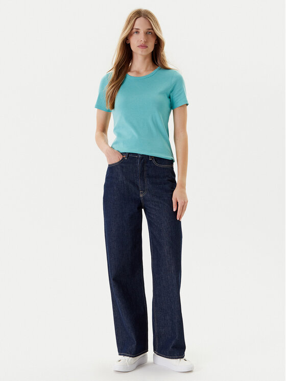 United Colors Of Benetton United Colors Of Benetton Tricou 3GA2E16A0 Verde Regular Fit