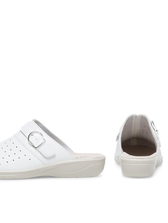Clara Barson Clara Barson Ciabatte WS010904-01 Bianco