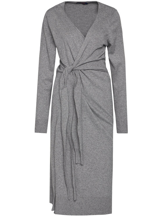 Trussardi Trussardi Úpletové šaty 56D00402 Šedá Regular Fit