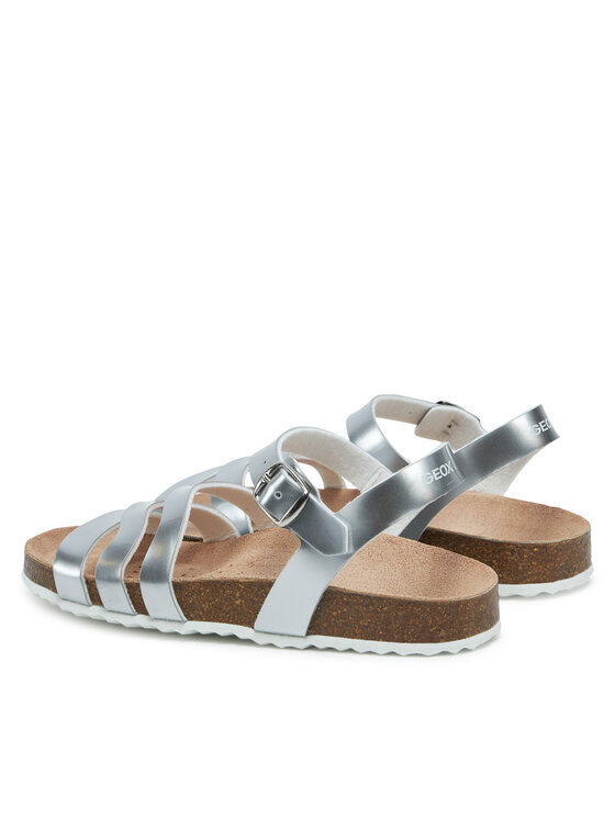 Geox Geox Sandali J Adriel J558MF 000KN C1007 D Srebrna