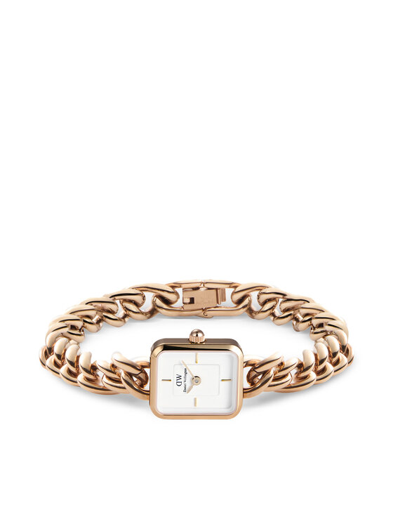 Daniel Wellington Daniel Wellington Ročna ura Jolie Chain 15 DW00100835 Rožnato zlato