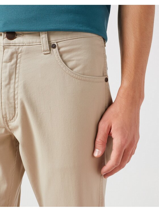 Wrangler Wrangler Jeansy GREENSBORO Beżowy Straight Leg