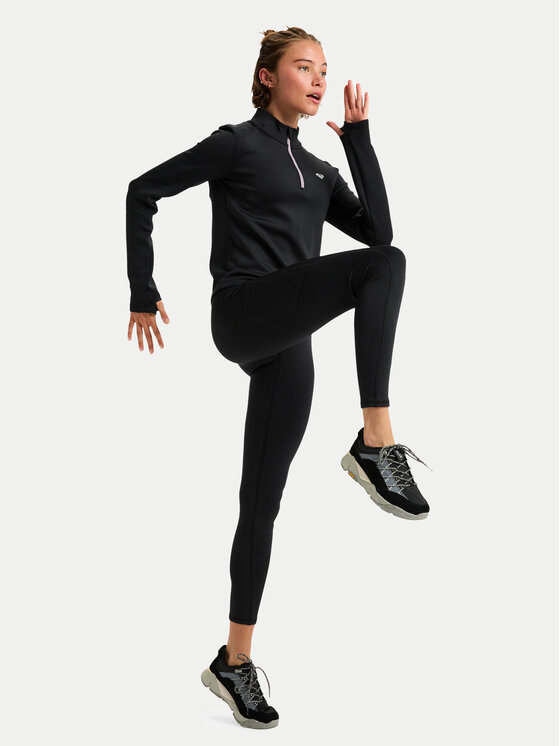 Roxy Roxy Tehnička majica Waves Of Warmth Tech Top ERJFT05033 Crna Regular Fit