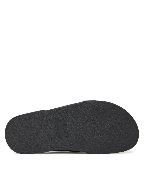 Tommy Jeans Tommy Jeans Παντόφλες Tjw Flatform Sandal EN0EN02775 Μαύρο