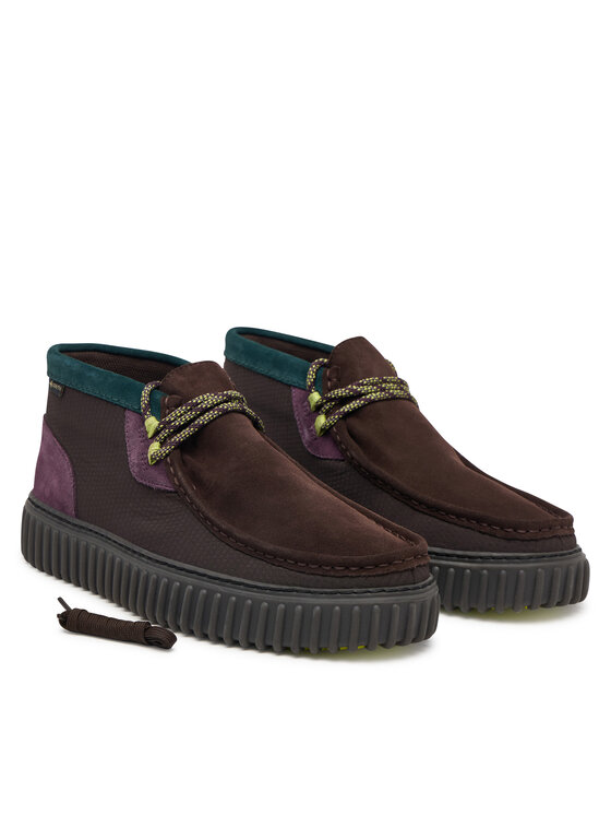 Clarks Clarks Κλειστά παπούτσια Torhill Hi GTX GORE-TEX 26327980 Καφέ