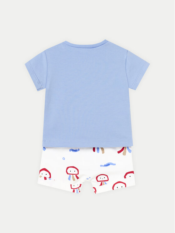 Mayoral Mayoral Σετ 2 t-shirts και παντελόνι 1628 Έγχρωμο Regular Fit