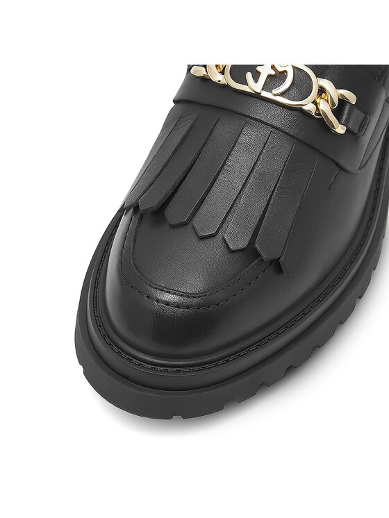 Eva Minge Eva Minge Loafers ANGE-1018 Μαύρο