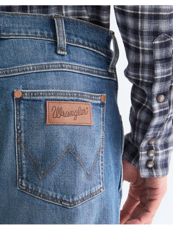 Wrangler Wrangler Jeansy REDFORD Niebieski Straight Leg