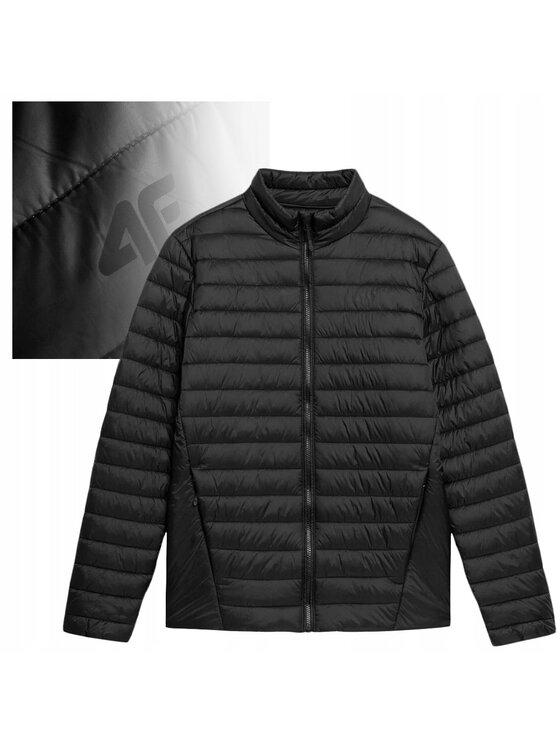 4F 4F Kurtka przejściowa TDJAM084 Czarny Comfortable Fit