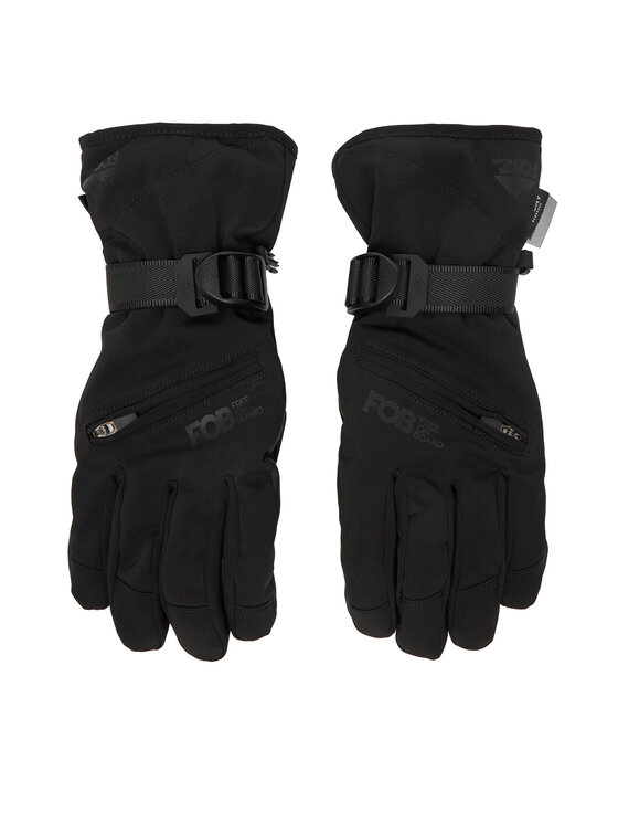 4F 4F Γάντια για snowboard 4FWAW24AFGLM151 Μαύρο