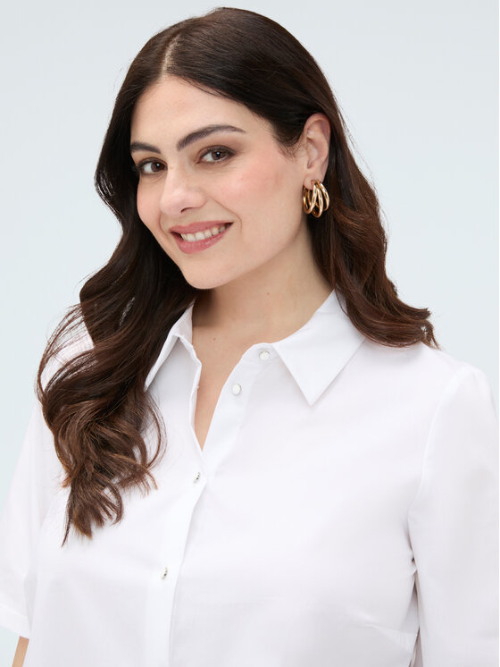 Fiorella Rubino Fiorella Rubino Camicia 5077T001487N011 Bianco Regular Fit