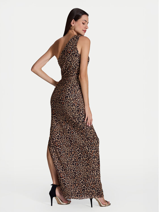 Swing Swing Rochie de seară 5AI16600 Bej Slim Fit