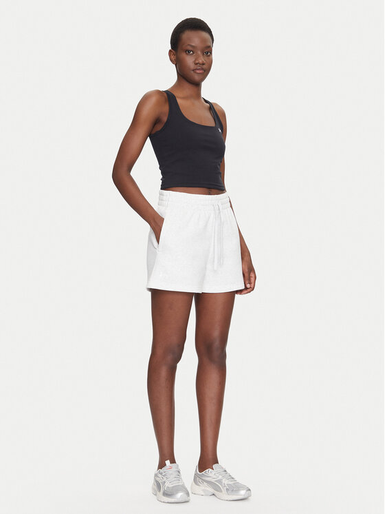 Under Armour Under Armour Szorty sportowe Rival Fleece Short 1382723 Szary Loose Fit