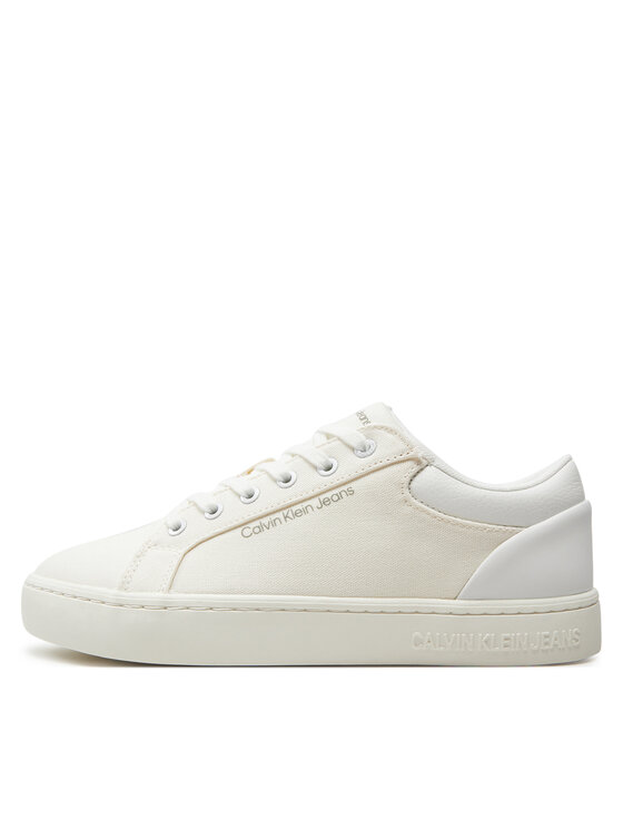 Calvin Klein Jeans Calvin Klein Jeans Sneakersy Classic Cupsole Low Lth In Dc YM0YM00976 Bílá