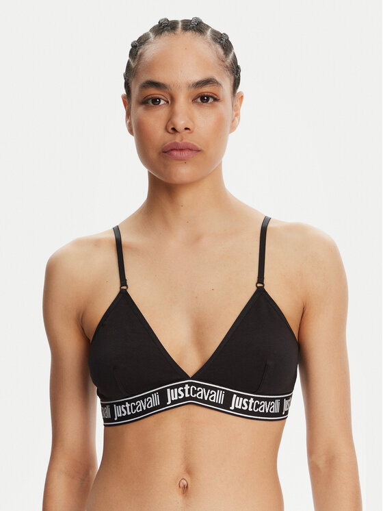 Just Cavalli Just Cavalli Podprsenka Bralette 78PAJU03 CJUT2 Černá