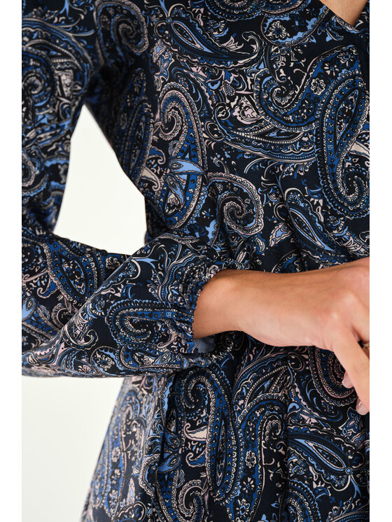 Awama Awama Vestito da giorno A466 Blu scuro Basic Fit