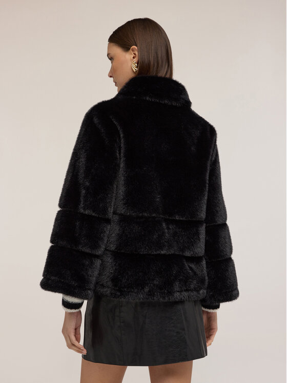 Motivi Motivi Pelliccia 8006Q000251N033 Nero Over Fit