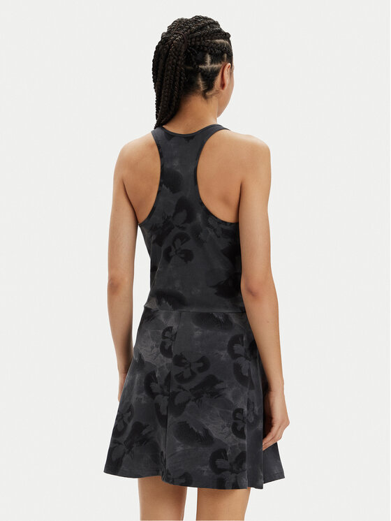 adidas adidas Літня сукня Floral Graphic IN7319 Сірий Slim Fit